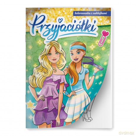 Przyjaciółki. Kolorowanka z naklejkami - Opracowanie zbiorowe [KSIĄŻKA]