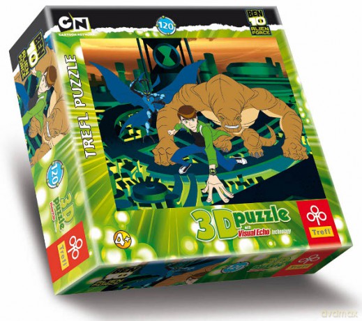TREFL 120 Ben 10 w akcji 3D (35642) [PUZZLE 3D]