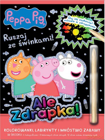 Ruszaj ze świnkami. Świnka Peppa. Ale zdrapka! - Opracowanie Zbiorowe [KSIĄŻKA]