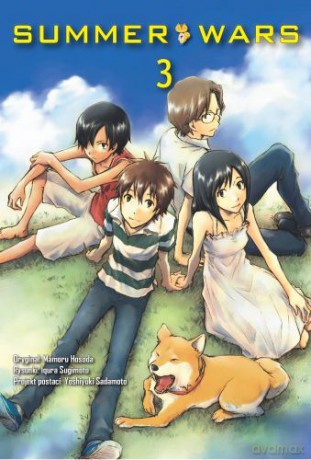 Summer Wars (Tom 3) - Hosoda Mamoru, Sugimoto Iqura, Sadamoto Yoshiyuki [KOMIKS]