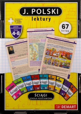 Ściągi. J. Polski lektury. Klasy 4-8 - Anna Wróbel [KSIĄŻKA]