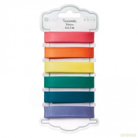 Tasiemki satynowe Brights 6 x 2m