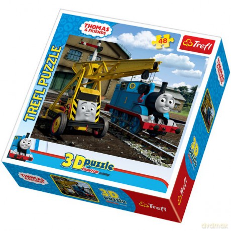 TREFL 48 Tomek i Przyjaciele: Tomek i Kamil 3D (35733) [PUZZLE 3D]