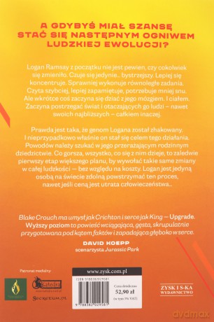 Upgrade. Wyższy poziom - Blake Crouch [KSIĄŻKA]