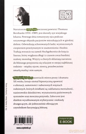 Zaburzenie wyd. 3 - Thomas Bernhard [KSIĄŻKA]