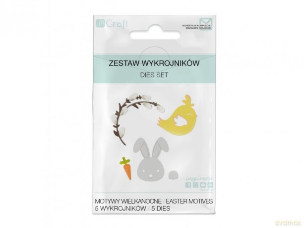 Zestaw wykrojników motywy Wielkanocne 5 szt.