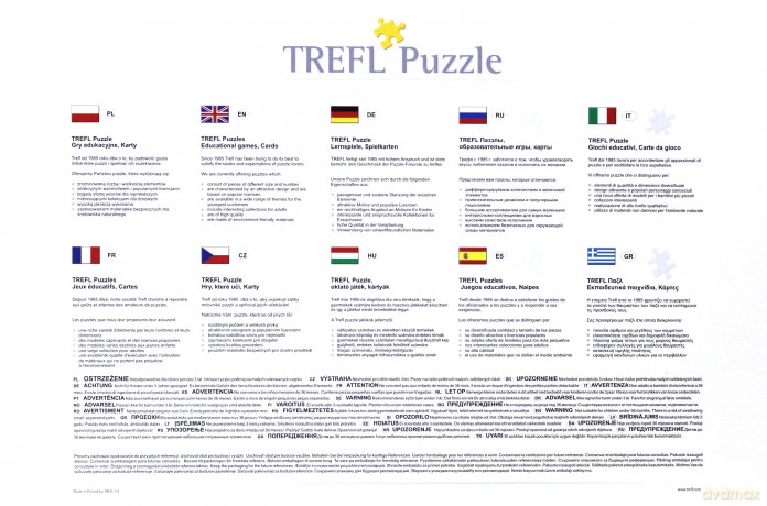 TREFL 500 Sikorka pośród kwiatów (37166) [PUZZLE]