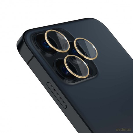Ochrona na obiektyw aparatu do Apple iPhone 15 Pro Max - 3mk Lens Protection Pro Dark Gold
