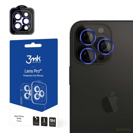 Ochrona na obiektyw aparatu do Apple iPhone 15 Pro Max - 3mk Lens Protection Pro Royal Blue
