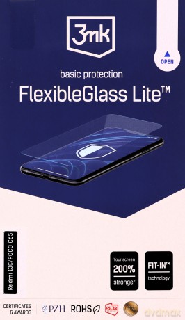 Redmi 13C/POCO C65 - 3mk FlexibleGlass Lite