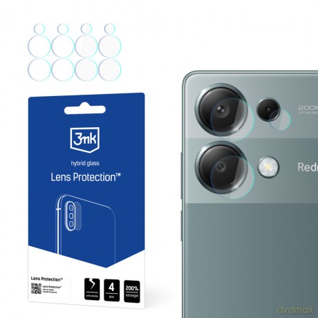 Szkło na Obiektyw do Xiaomi Redmi Note 13 Pro 4G - 3mk Lens Protection