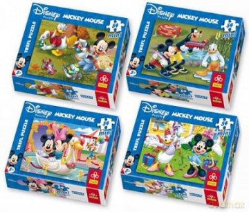 TREFL 54 Mini Myszka Miki (Disney) (54069) [PUZZLE]