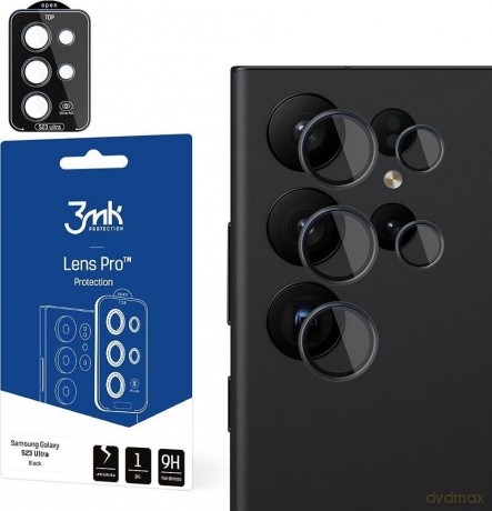 Szkło na obiektyw do Samsung Galaxy S24 Ultra - 3mk Lens Protection Pro Black