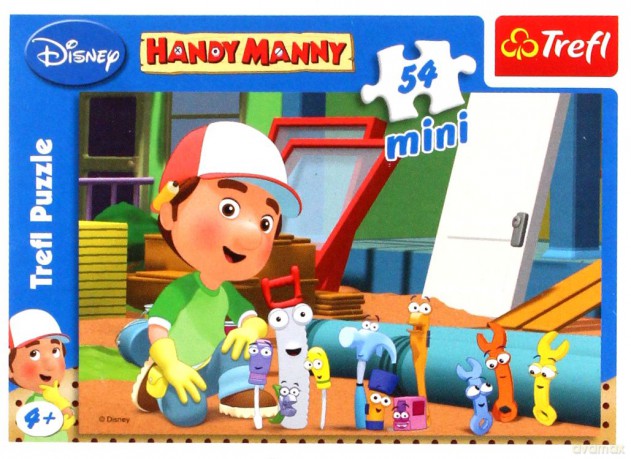 TREFL 54 Mini Maniek Złota Rączka: Śpiewające narzędzia (Disney) (54102) [PUZZLE]