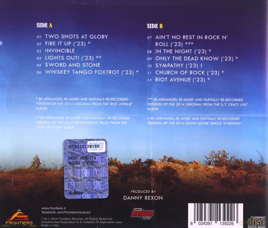 Crazy Lixx: Two Shots At Glory [CD]
