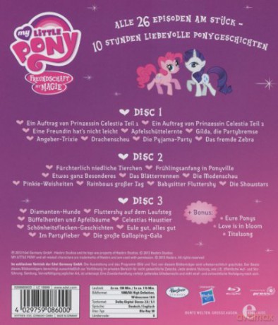 My Little Pony: Friendship Is Magic Season 1 (My Little Pony: Przyjaźń to Magia) [3xBlu-Ray]