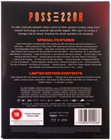 Possessor [Blu-Ray 4K]+[Blu-Ray]