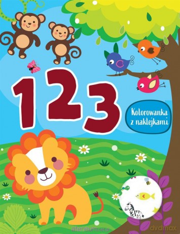 123. Kolorowanka z naklejkami [KSIĄŻKA]