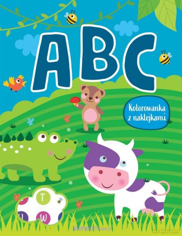 ABC. Kolorowanka z naklejkami [KSIĄŻKA]