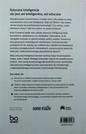 Atlas sztucznej inteligencji - Kate Crawford, Tadeusz Chawziuk [KSIĄŻKA]