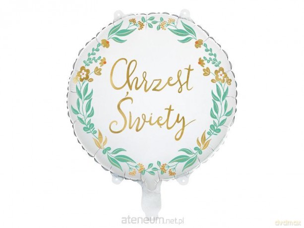 Balon foliowy Chrzest Święty 45 cm