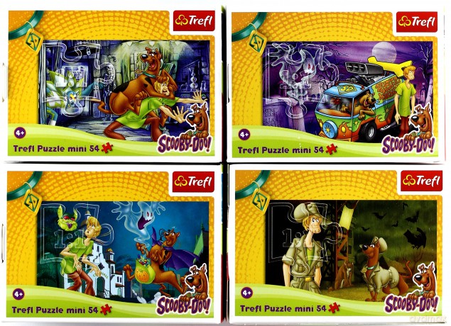 TREFL 54 Mini Nieustraszony Scooby Doo /Mini 40sztuk (54117) [PUZZLE]