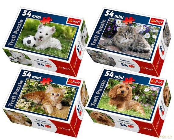 TREFL 54 Mini Słodkie pupile (54118) [PUZZLE]