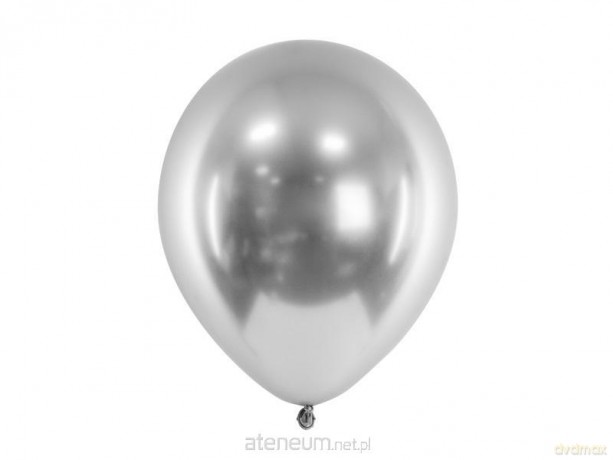 Balony Glossy srebrny 30 cm 20 szt
