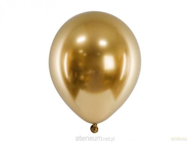 Balony Glossy złote 46 cm 5 szt