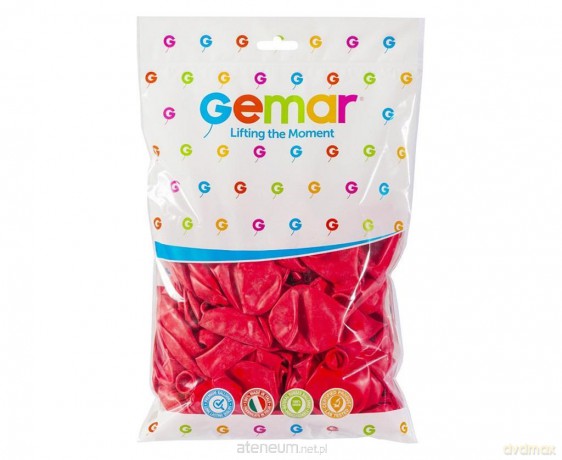Balony pastelowe czerwone 100 szt