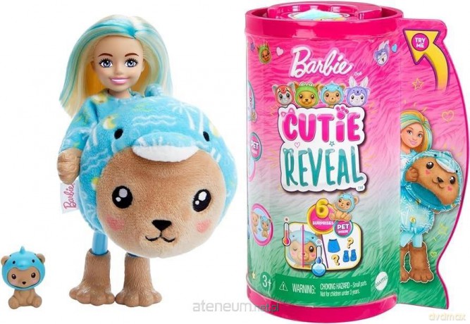 Barbie Color Reveal Chelsea Miś-Delfin HRK30