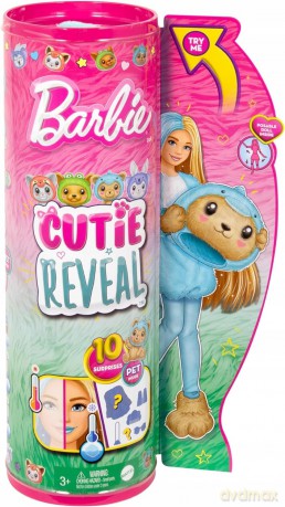 Barbie Color Reveal Lalka Miś-Delfin HRK25