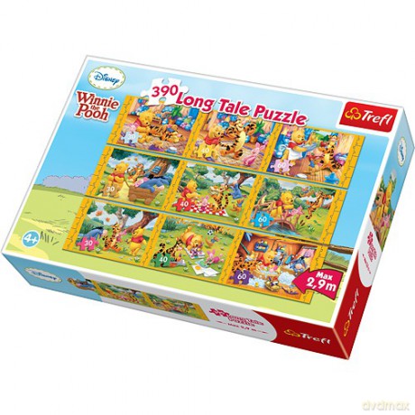 TREFL Long Tale Puzzle Kubuś Puchatek (Disney ) (90179) [PUZZLE]