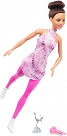 Barbie Kariera. Lalka Łyżwiarka figurowa HRG37