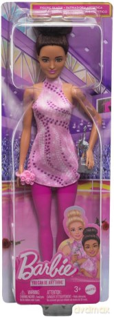 Barbie Kariera. Lalka Łyżwiarka figurowa HRG37