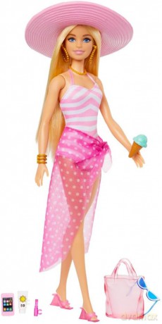 Barbie Lalka + akcesoria HPL73