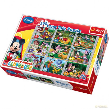 TREFL Long Tale Puzzle Myszka Miki i Przyjaciele (Disney) (90188) [PUZZLE]