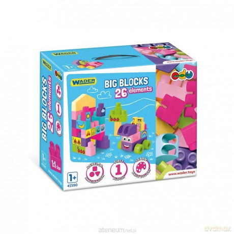Big Blocks Pink klocki 26el [KLOCKI]