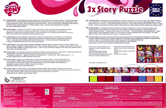 TREFL 3xStory Puzzle My Little Pony (90307) [PUZZLE]