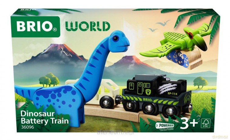 Brio Dino Pociąg na baterie [FIGURKA]