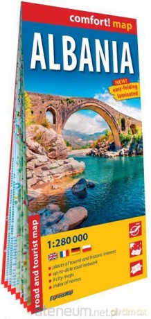comfort! map Albania 1:280 000 [KSIĄŻKA]
