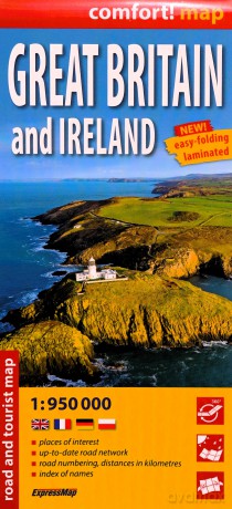 comfort!map Wielka Brytania i Irlandia 1:950 000