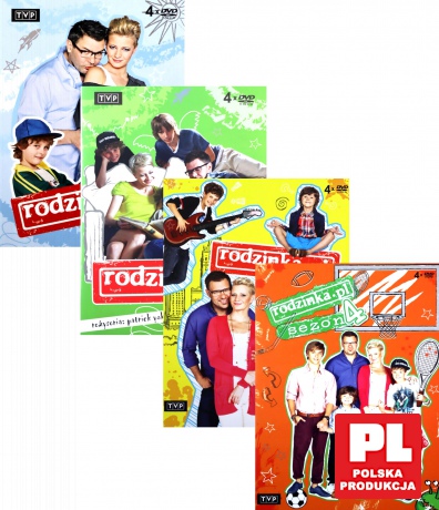 Rodzinka.pl sezon 1 + 2 + 3 + 4 Pakiet [16DVD]