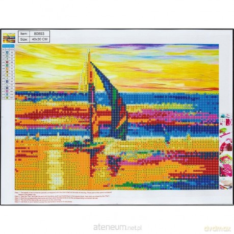 Diamentowa mozaika 5D - Boat 30x40 80893