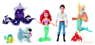 MATTEL Lalka Disney Princess Arielka Zestaw Sceny z bajek (Y0943) [ZABAWKA]