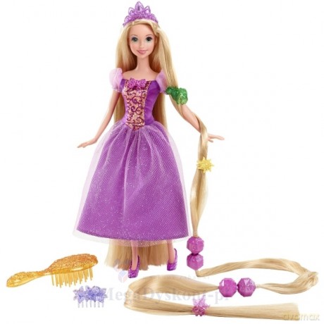 DISNEY PRINCESS Lalka Roszpunka najdłuższe włosy Y0973 [ZABAWKA]
