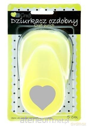 Dziurkacz ozdobny 5 cm serce