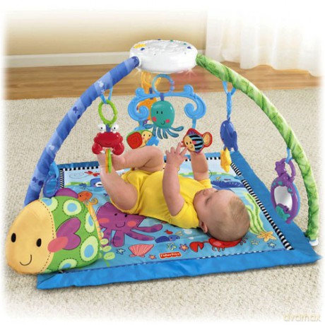 FISHER PRICE Mata edukacyjna nurkowanie w oceanie "Odkrywam i rosnę" W 9901 [ZABAWKA]