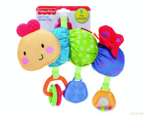 FISHER PRICE Wesoła gąsiennica - zabawka do wózkaW 9911 [ZABAWKA]