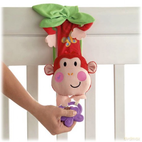 FISHER PRICE Muzyczna małpka - zawieszka do łóżeczka Y3624 [ZABAWKA]
